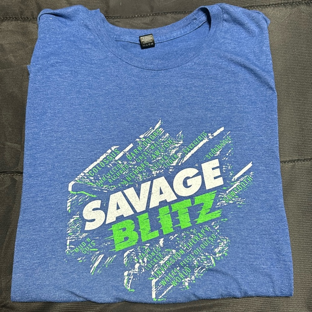 2020 Savage Race Blitz T-shirt. XL.